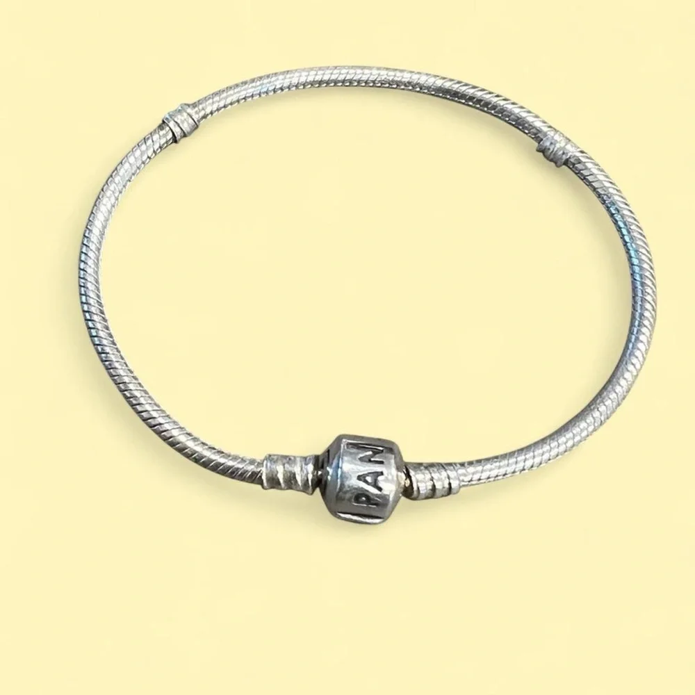 Pandora Retired Charm Bracelet Xl - Picture 1 of 8